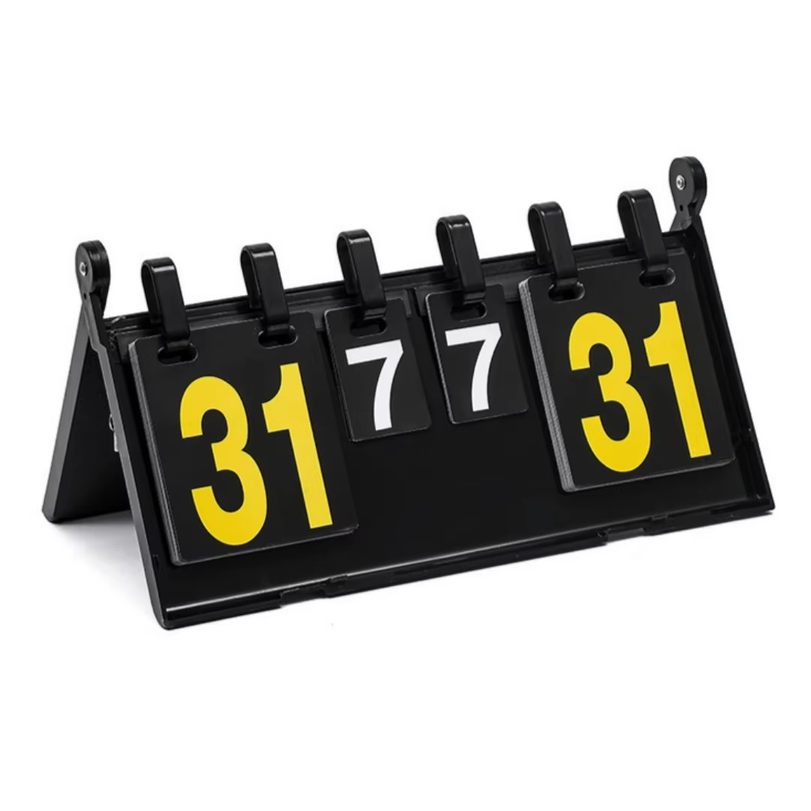 Table Tennis Scoreboard - Portable Flip Scoreboard Multi-Sport Scoreboard Tabletop