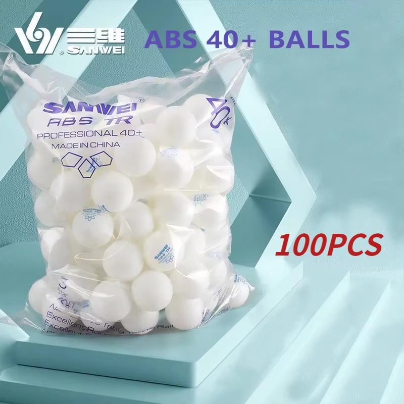 Table Tennis Ball - 50/100pcs SANWEI TR 3 Star Table