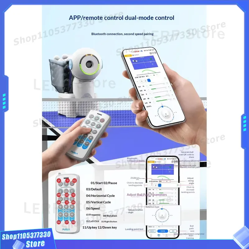 PUSUN Smart Table Tennis Robot - Table Tennis App ulasan dan harga