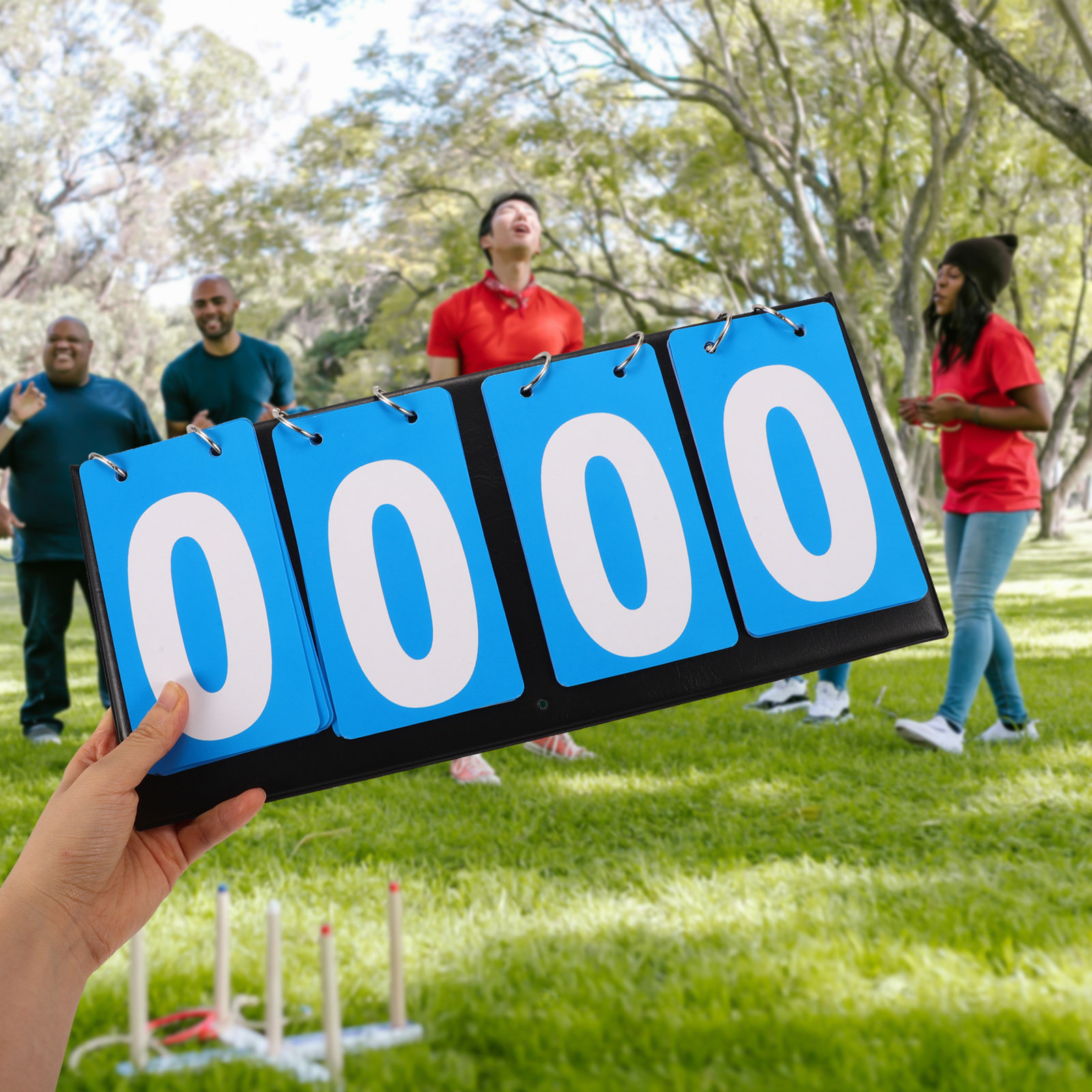 Four Scoreboards Portable Bask - Table Tennis Scoreboard ulasan dan harga