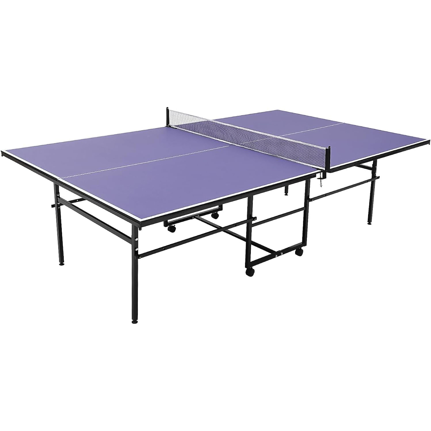 8 ft Portable Ping Pong Table， - Table Tennis Youth ulasan dan harga