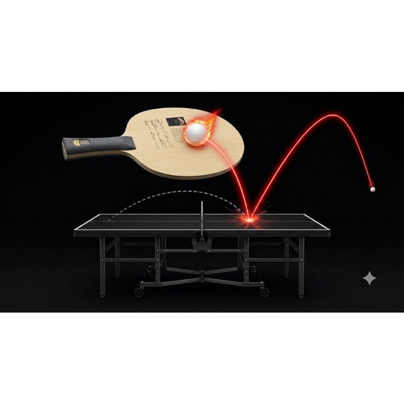 1pcs SANWEI T5000 Table Tennis - Table Tennis Viscaria ulasan dan harga