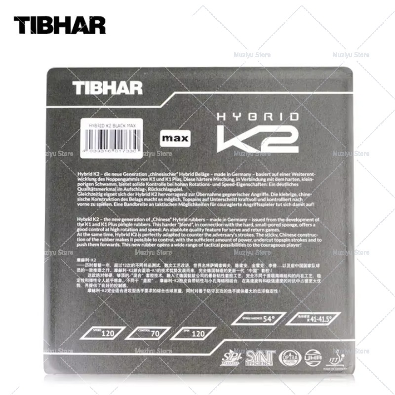 TIBHAR HYBRID K2 Table Tennis  - Table Tennis Hybrid Rubbers ulasan dan harga