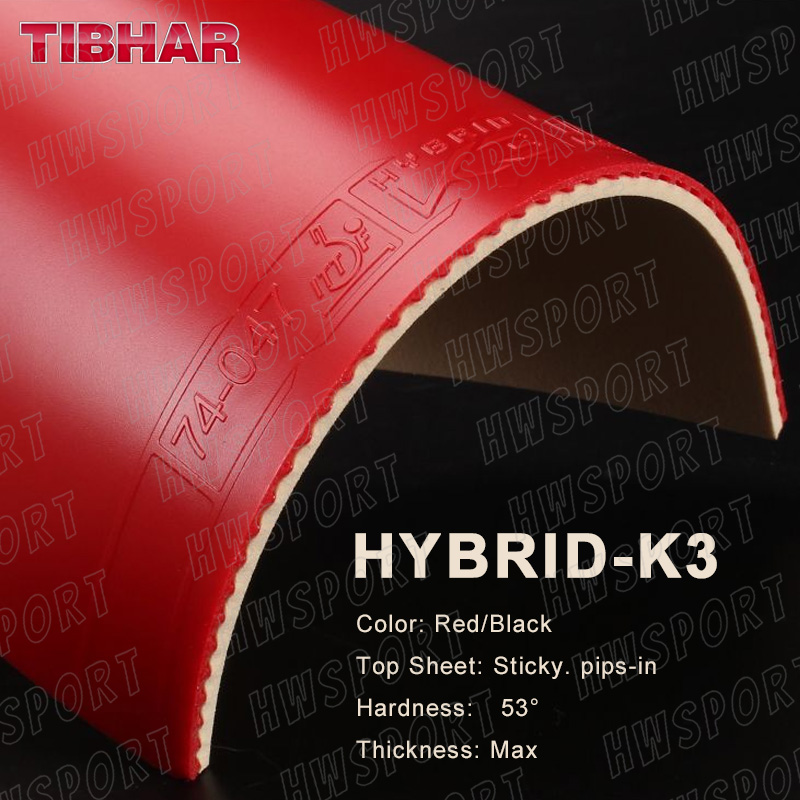 TIBHAR HYBRID K3 Table Tennis  - Table Tennis Hybrid Rubbers ulasan dan harga