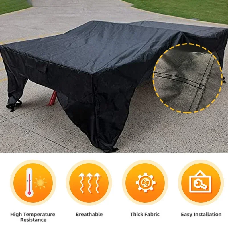 190T/210D Ping Pong Table Cove - Table Tennis Protective Cover ulasan dan harga