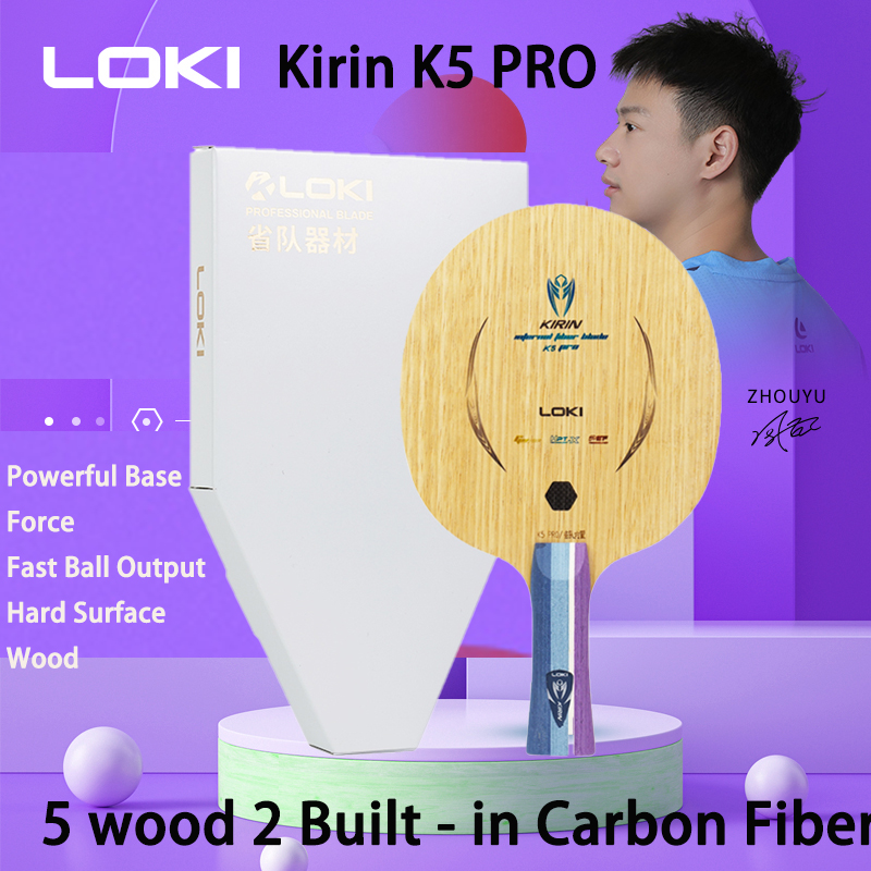 LOKI Kirin K5 PRO 5 Wood 2 Inb - Table Tennis Pro ulasan dan harga