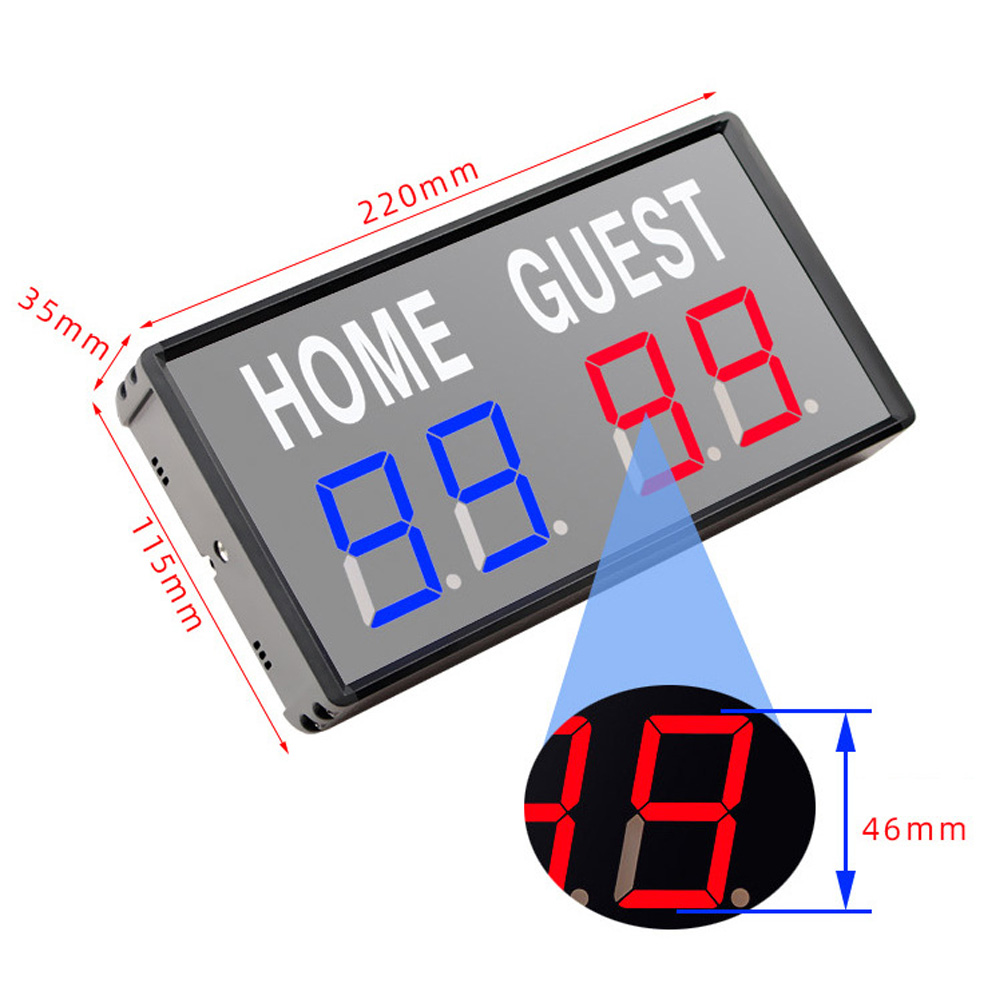 4-Digit LED Electronic Score K - Table Tennis Scoreboard ulasan dan harga