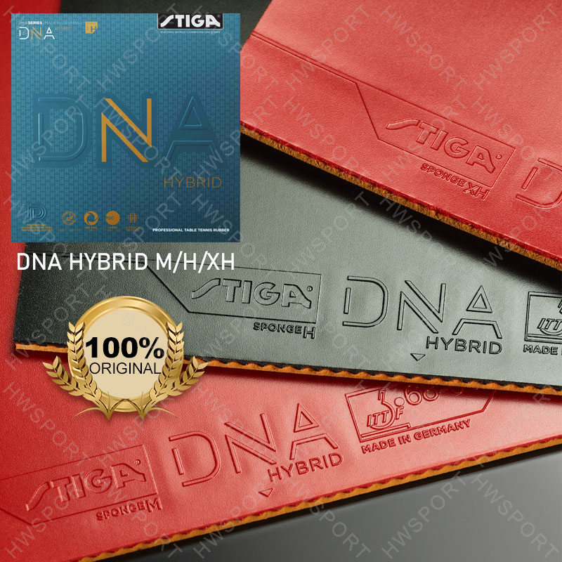 STIGA DNA HYBRID Series Table  - Table Tennis Hybrid Rubbers ulasan dan harga