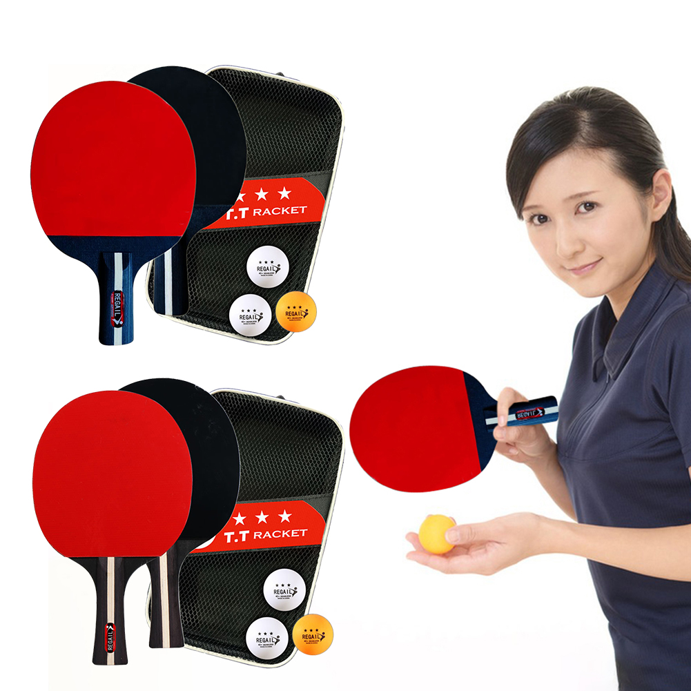 Table Tennis Racket 2 Rackets  - Table Tennis Ace ulasan dan harga