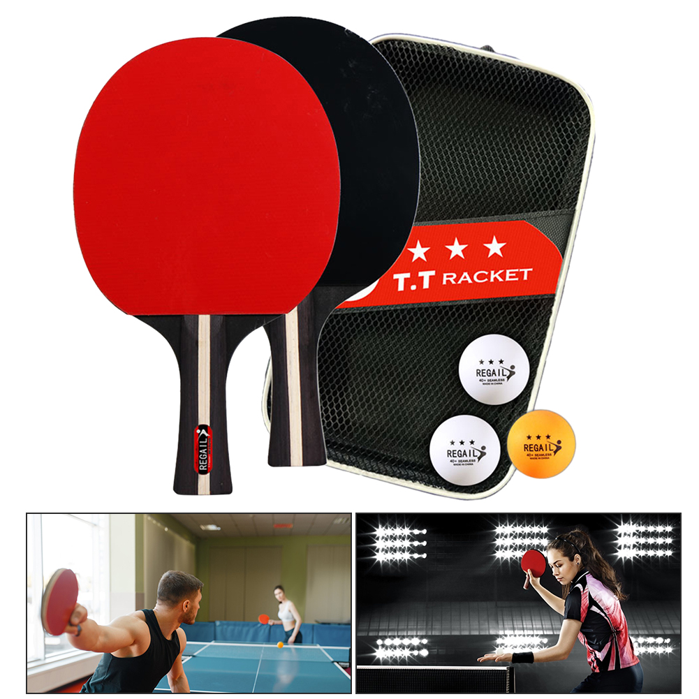 Table Tennis Racket 2 Rackets  - Table Tennis Ace ulasan dan harga