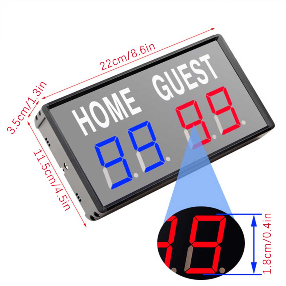4-Digit LED Electronic Score K - Table Tennis Scoreboard ulasan dan harga