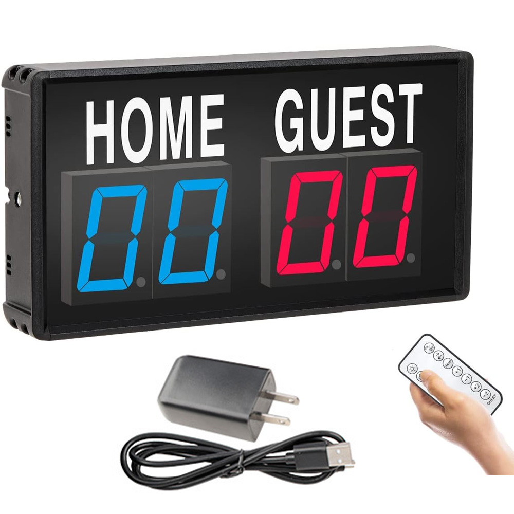 Portable 4 Digit LED Scoreboar - Table Tennis Scoreboard ulasan dan harga