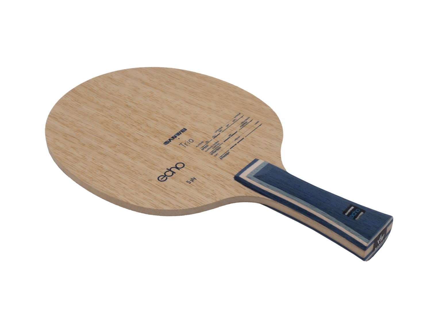 SANWEI Echo Table Tennis Blade - Table Tennis Viscaria ulasan dan harga
