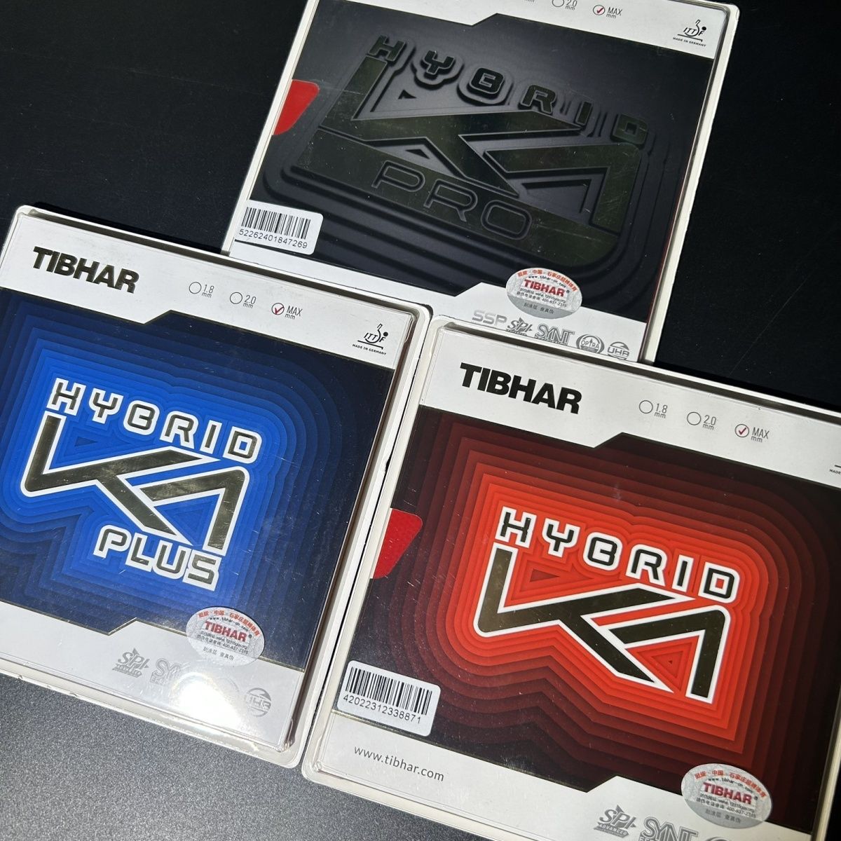 Tibhar K2 Hybrid & K1 National - Table Tennis Hybrid Rubbers ulasan dan harga