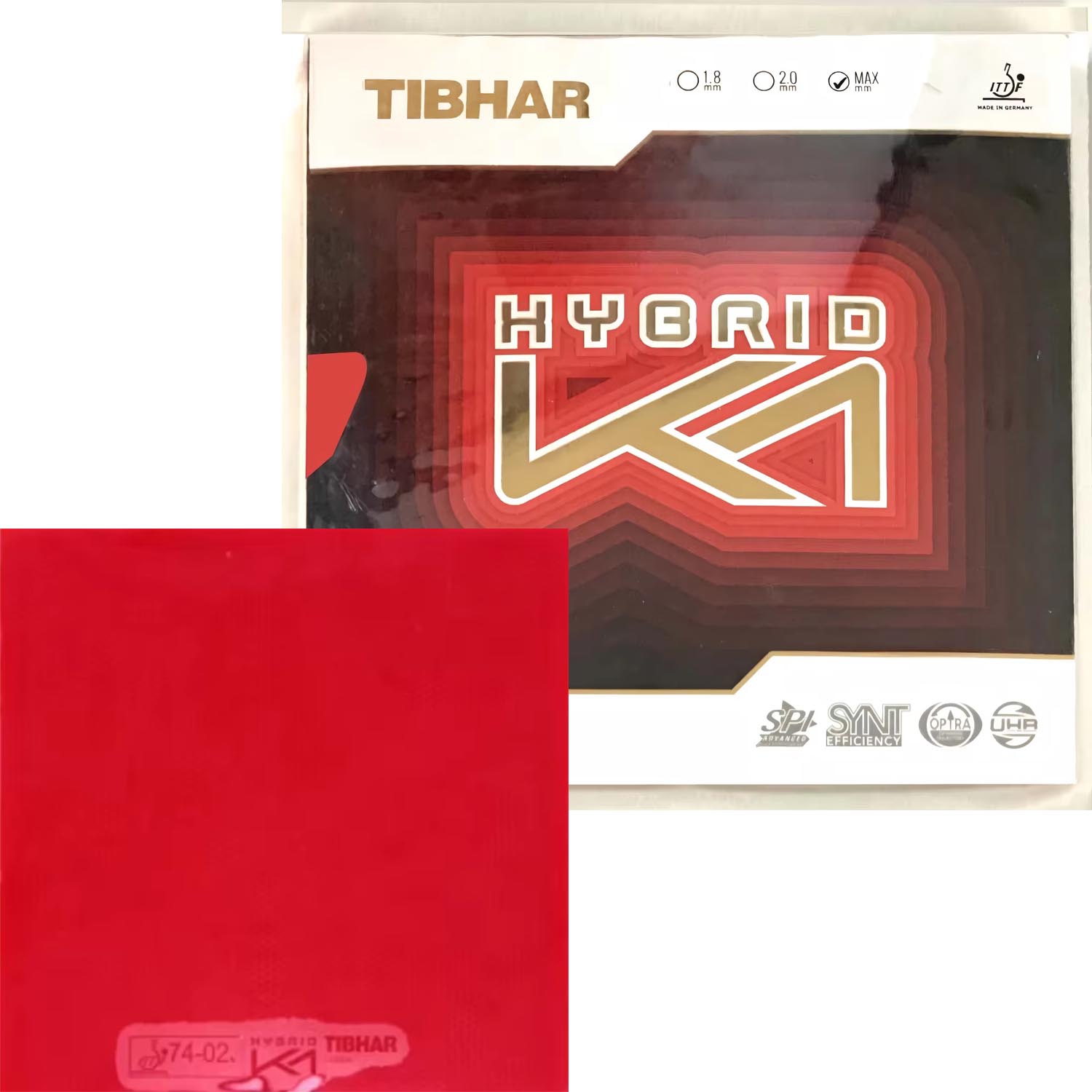 Tibhar Hybrid K1 / K1 PLUS Pim - Table Tennis Hybrid Rubbers ulasan dan harga
