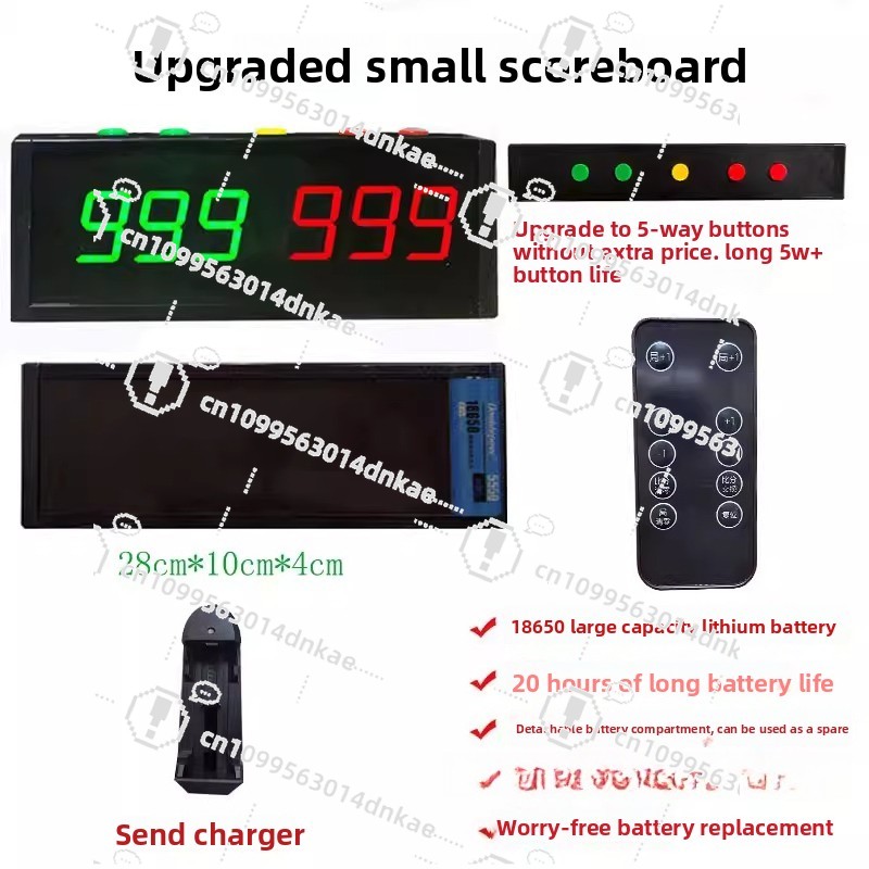 Basketball Game Electronic Sco - Table Tennis Scoreboard ulasan dan harga