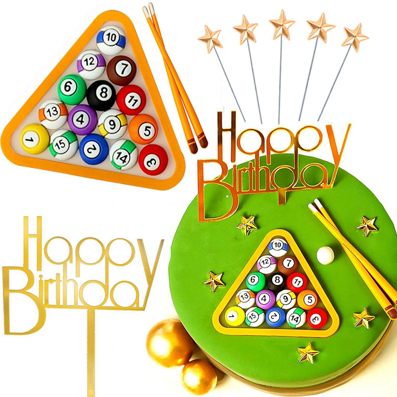 Billiard Ball Cake Decoration  - Table Tennis Ball ulasan dan harga