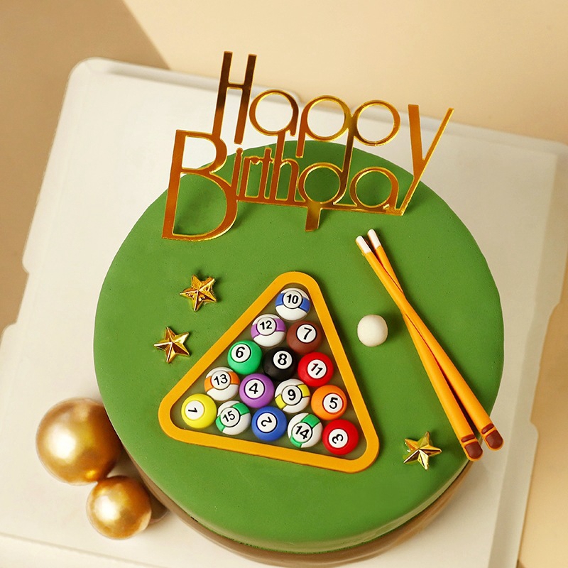Billiard Ball Cake Decoration  - Table Tennis Ball ulasan dan harga