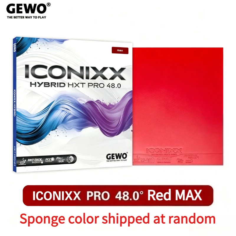 GEWO ICONIXX HYBRID HXT PRO Le - Table Tennis Hybrid Rubbers ulasan dan harga
