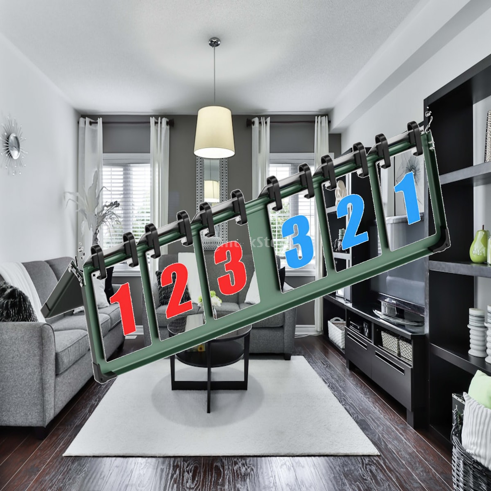 Team Flip Score Board Portable - Table Tennis Scoreboard ulasan dan harga