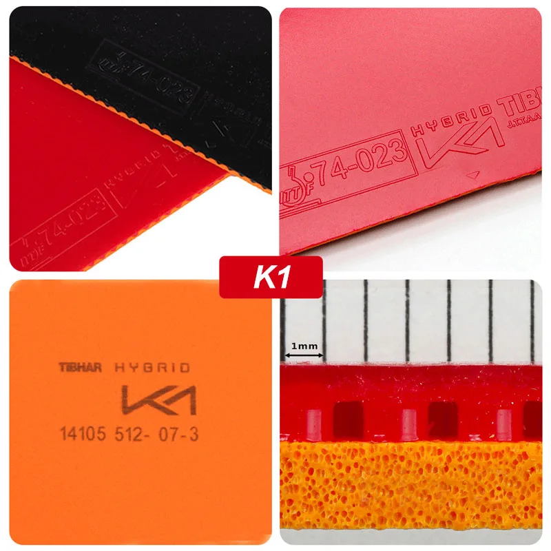 Original Tibhar Hybrid K1 Pro  - Table Tennis Hybrid Rubbers ulasan dan harga