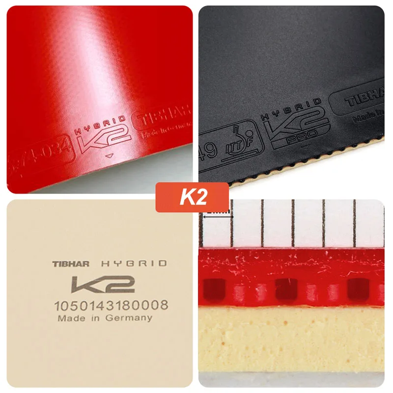 Original Tibhar Hybrid K1 Pro  - Table Tennis Hybrid Rubbers ulasan dan harga