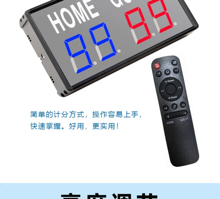 4-Digit LED Electronic Scorebo - Table Tennis Scoreboard ulasan dan harga