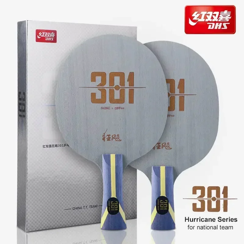 Original  DHS Hurricane 301 H3 - Table Tennis Viscaria ulasan dan harga