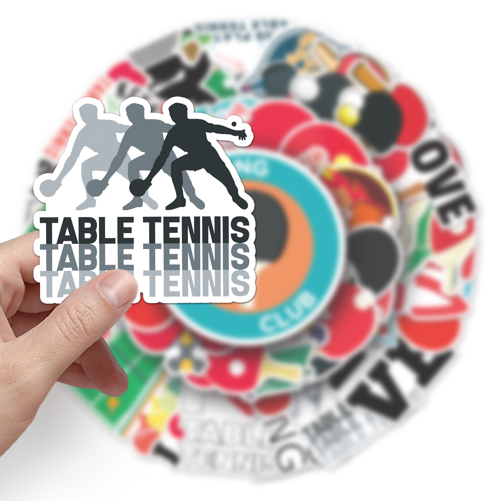 10/50PCS Table Tennis Graffiti - Table Tennis Youth ulasan dan harga
