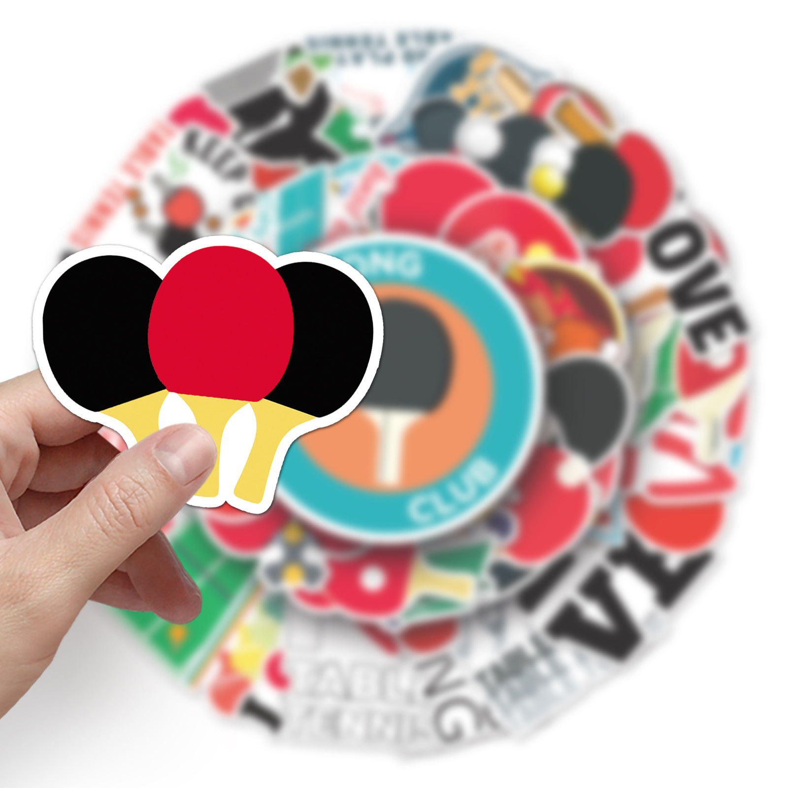 10/50PCS Table Tennis Graffiti - Table Tennis Youth ulasan dan harga