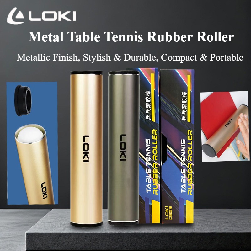 LOKI Metal Table Tennis Rubber - Table Tennis Ball ulasan dan harga