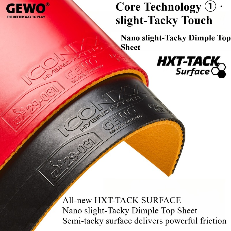 GEWO ICONIXX HYBRID HXT PRO 48 - Table Tennis Pro ulasan dan harga